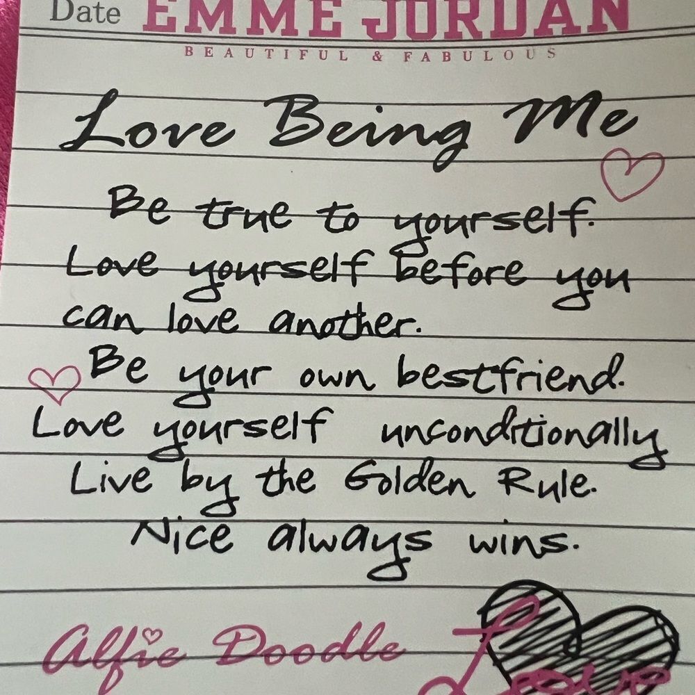 NWT Emme Jordan Pajama Pants “I ❤️ Myself”​​ - Picture 4 of 4
